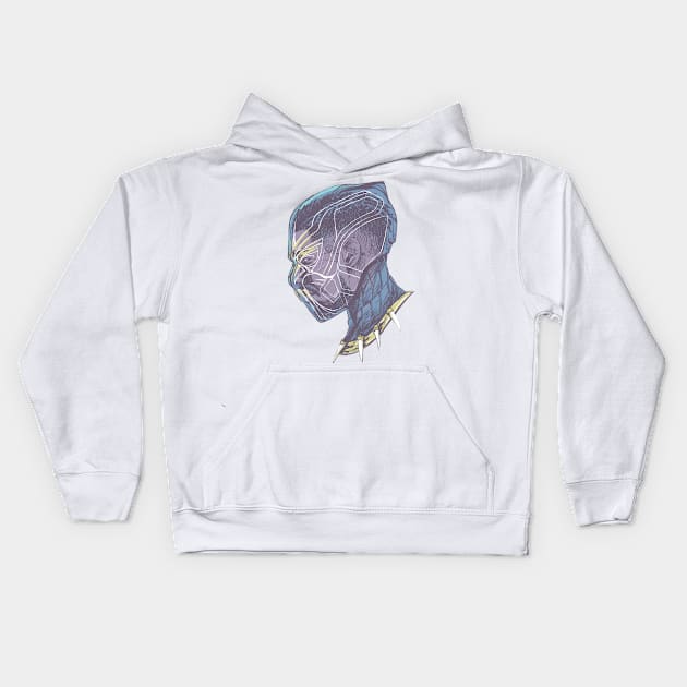 Eric Killmonger - X-Ray Kids Hoodie by wwowly